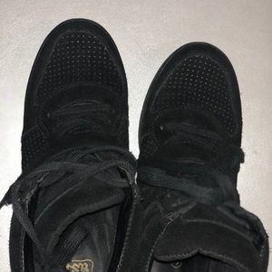 🌟Super Comfy, Black suede wedge sneakers from Ash